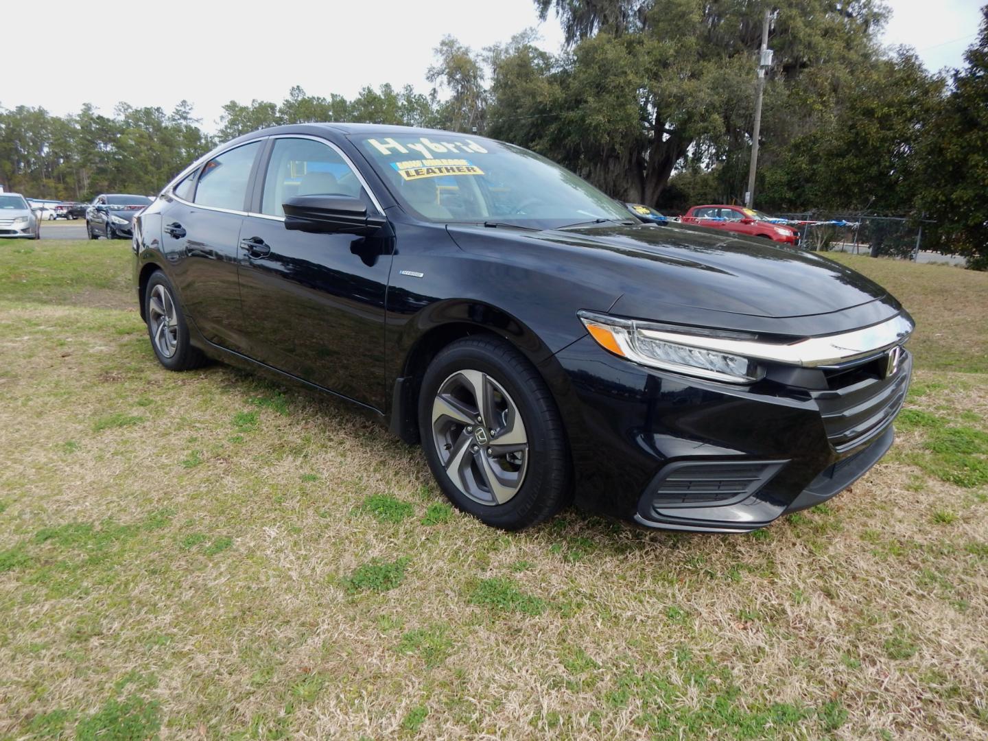 2019 Black /Gray Leather Honda Insight (19XZE4F58KE) with an 1.5L Hybrid engine, Automatic transmission, located at 3120 W Tennessee St, Tallahassee, FL, 32304-1002, (850) 575-6702, 30.458841, -84.349648 - Photo#0